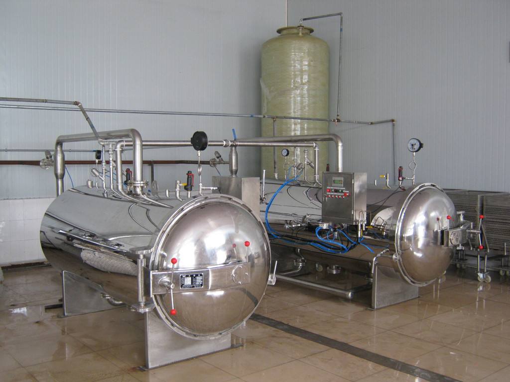 水浴式殺菌鍋廣泛適用于罐頭類食品、飲料、果醬、肉類等高溫殺菌